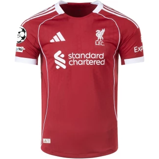 Liverpool 25/26 UCL Authentic Home Jersey