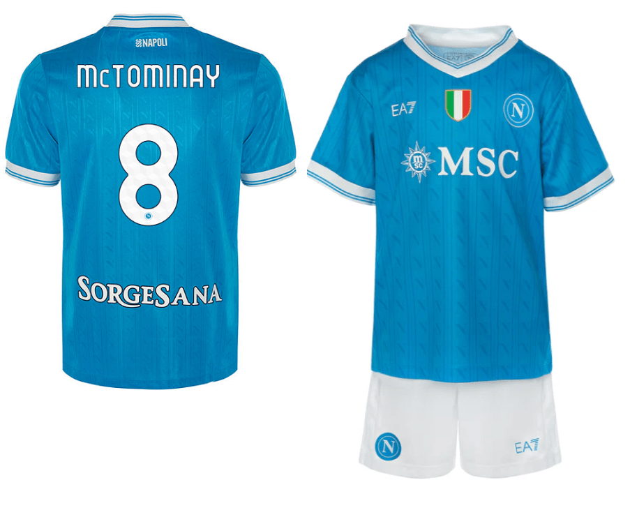 McTominay SSC Napoli 2526 Home Kids Kit