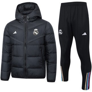 Real Madrid Winter Cotton Puffer Jacket & Pants Set