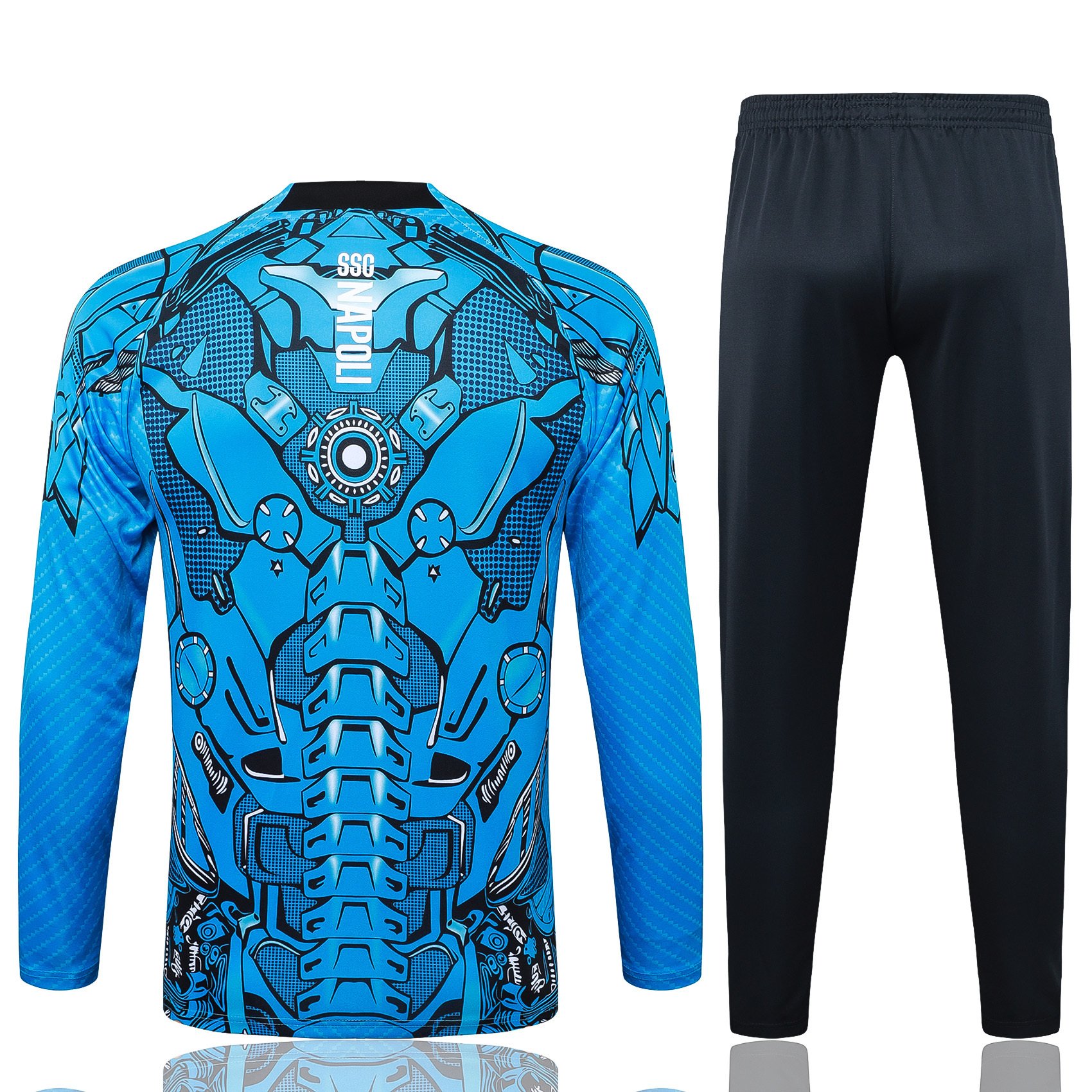 SSC Napoli 2526 Half-Zip Training Tracksuit (Electric Blue)2