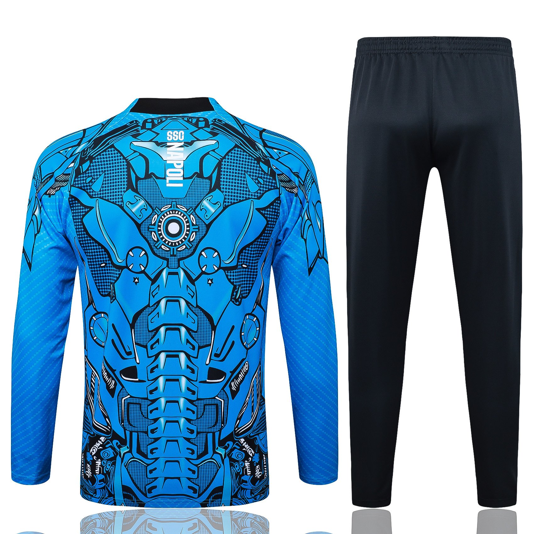 SSC Napoli 25/26 Electric Blue Training Tracksuit - SoccerArmor -