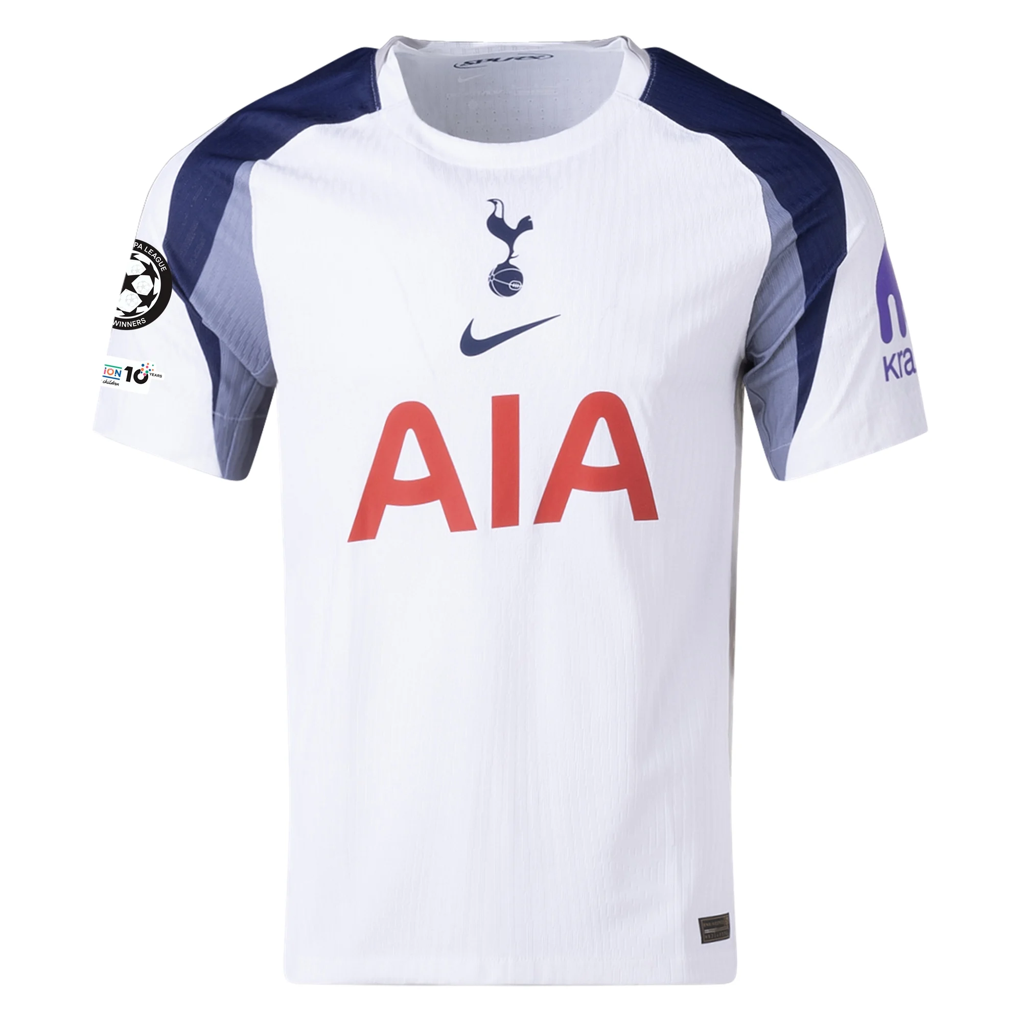 Tottenham 2526 UCL Authentic Home Jersey