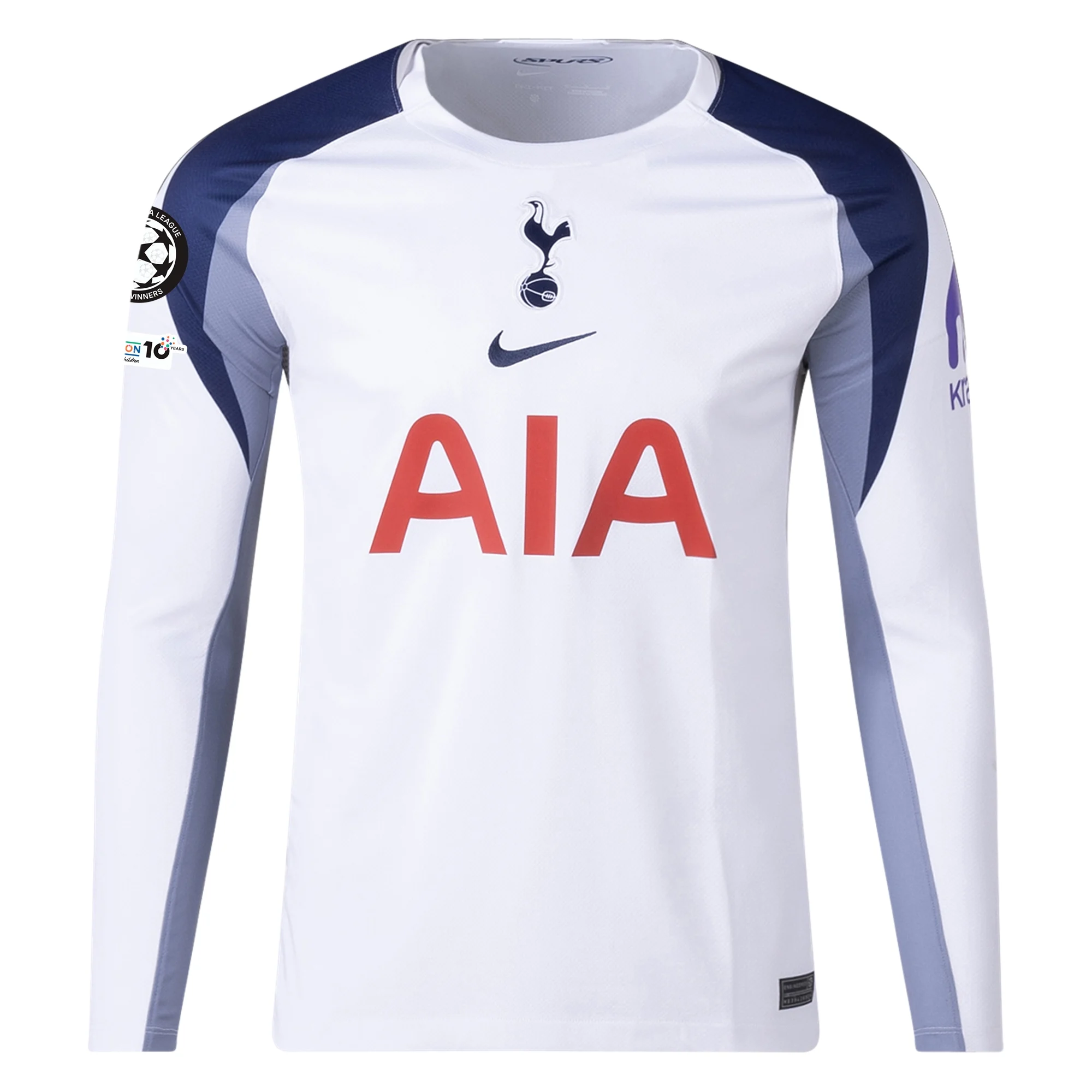 Tottenham 2526 UCL Home Long Sleeve Jersey