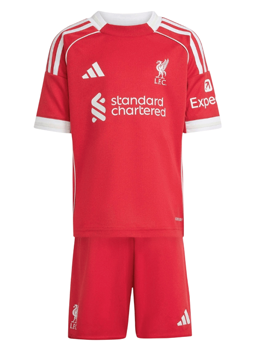 Wirtz Liverpool 25/26 Home Kids Kit - SoccerArmor - Wirtz Liverpool 25/26 Home Kids Kit - SoccerArmor -