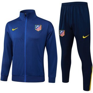 Atletico Madrid 25/26 Blue Full-Zip Tracksuit (Kids Sizing)