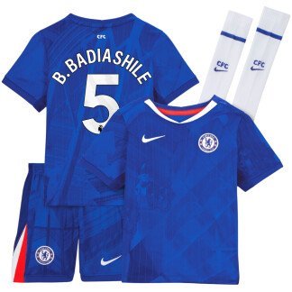 B. Badiashile Chelsea 25/26 Home Kids Kit