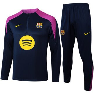 Barcelona 25/26 Half-Zip Tracksuit (Kids Sizing)
