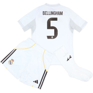 Bellingham Real Madrid 25/26 Home Kids Kit