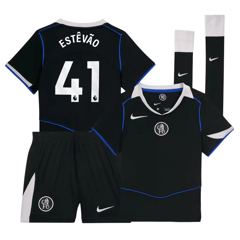 Estêvão Chelsea 2526 Third Kids Kit-