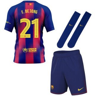 F. de Jong Barcelona 25/26 Home Kids Kit