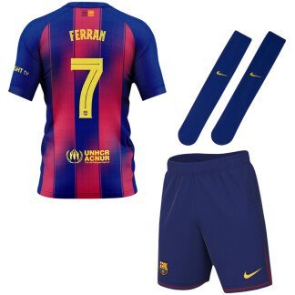 Ferran Barcelona 25/26 Home Kids Kit