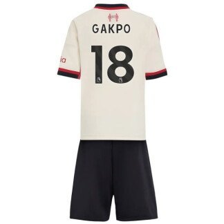 Gakpo Liverpool 25/26 Away Kids Kit
