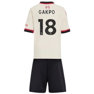 Gakpo Liverpool 25/26 Away Kids Kit