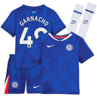 Garnacho Chelsea 25/26 Home Kids Kit