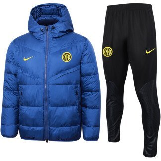 Inter Milan Winter Cotton Puffer Jacket & Pants Set
