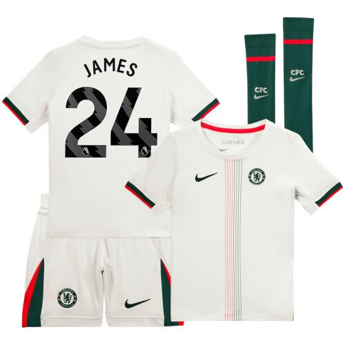 James Chelsea 25/26 Away Kids Kit - SoccerArmor