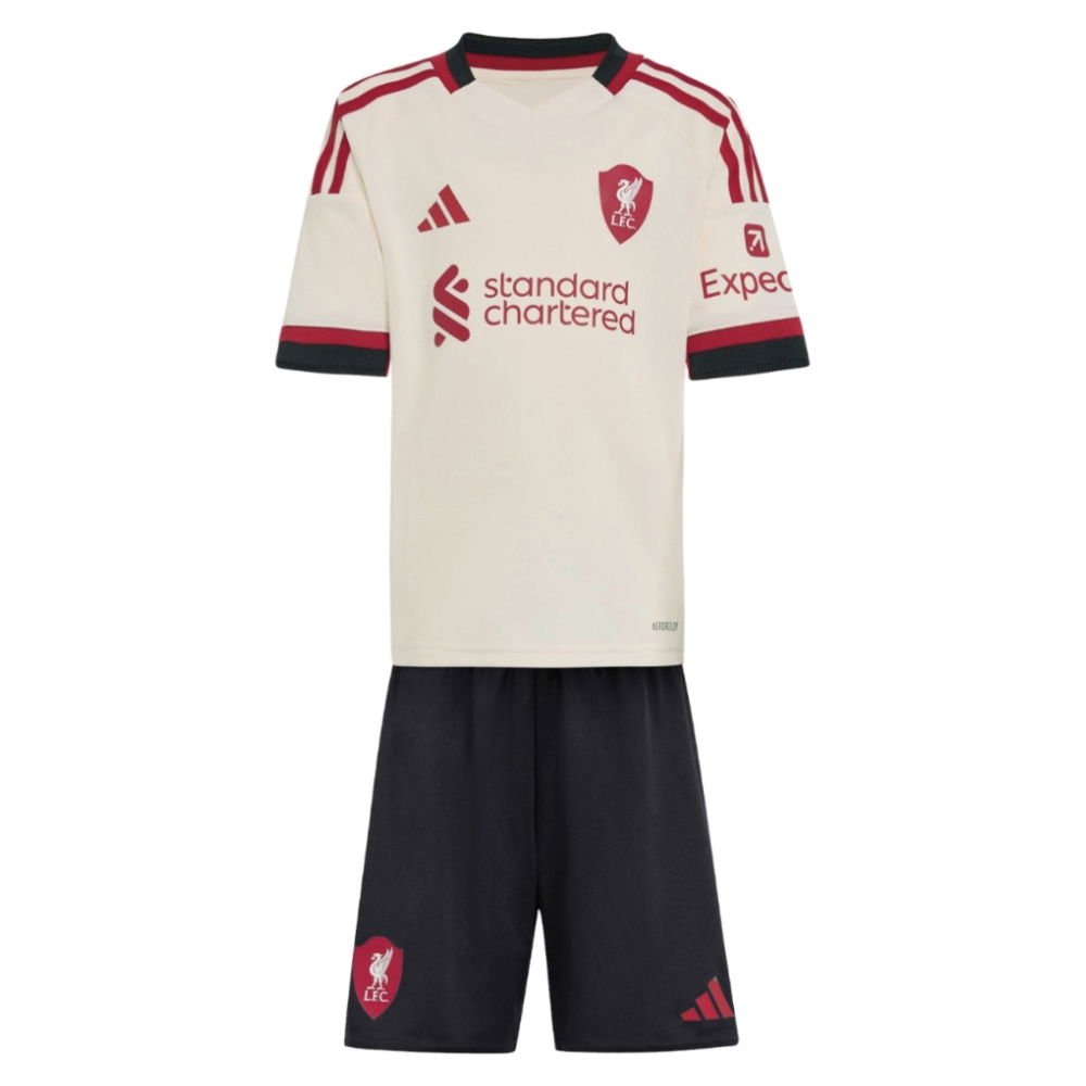 Liverpool 25 26 Away Kids Kit!3