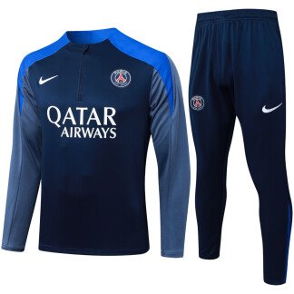 PSG 25/26 Blue Half-Zip Tracksuit