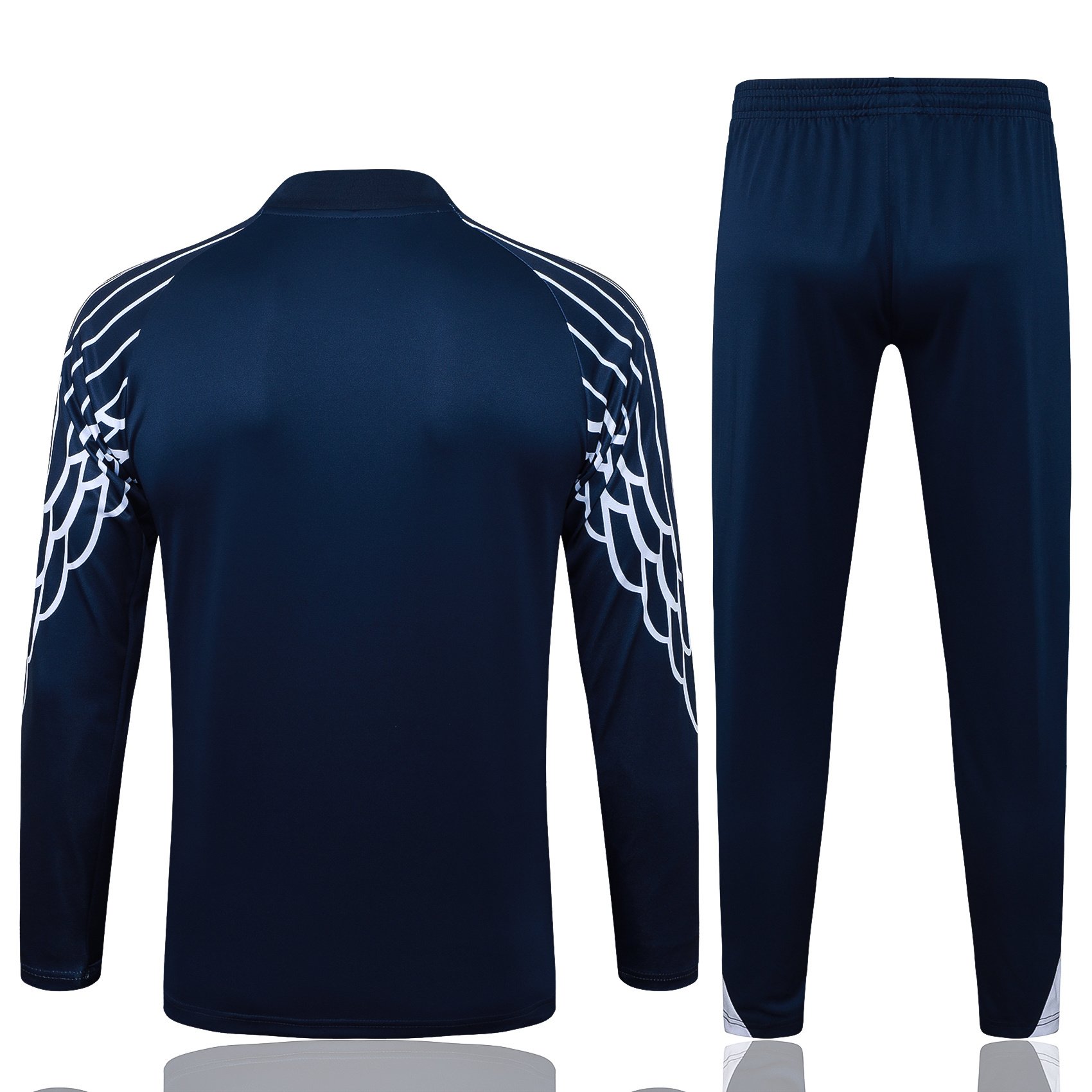 PSG 25/26 Dark Blue Half-Zip Tracksuit - SoccerArmor -