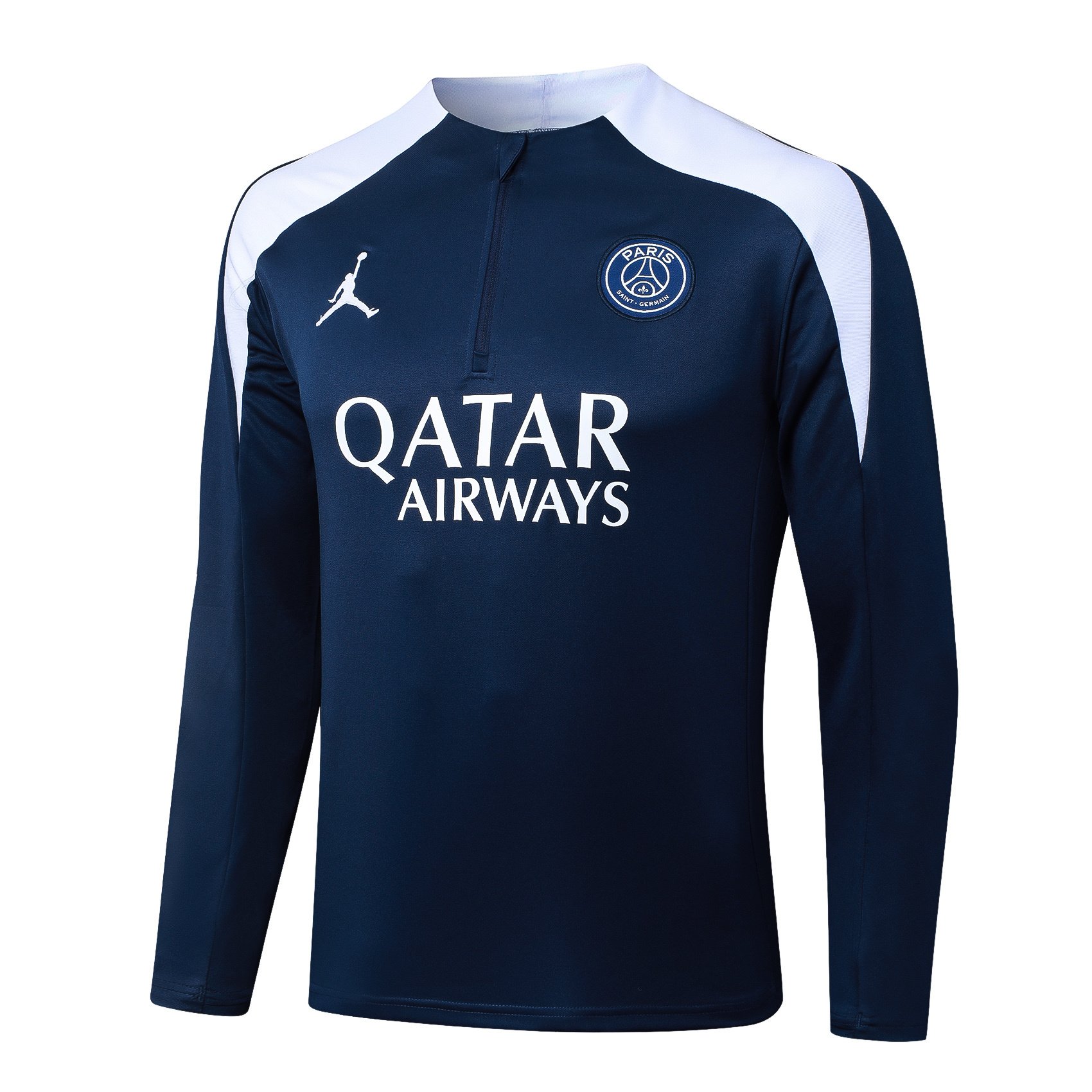 PSG 25/26 Half-Zip Navy Training Tracksuit - SoccerArmor -