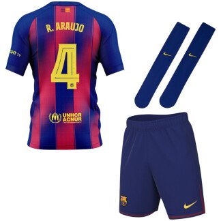 R. Araújo Barcelona 25/26 Home Kids Kit