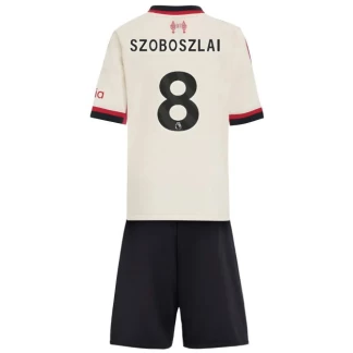 Szoboszlai Liverpool 25/26 Away Kids Kit