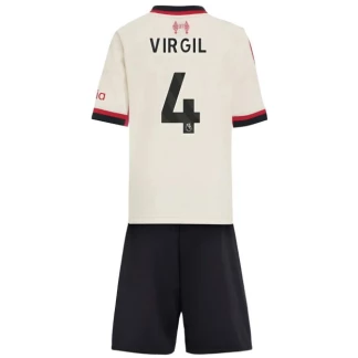 Virgil Liverpool 25/26 Away Kids Kit