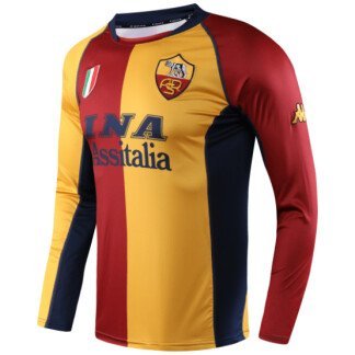 AS Roma 01/02 Home Long Sleeve Jersey