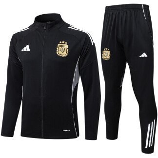 Argentina 25/26 Black Tracksuit (Kids Sizing)
