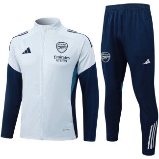 Arsenal 25/26 Full-Zip Light Blue Tracksuit (Kids Sizing)