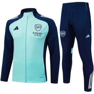 Arsenal 25/26 Full-Zip Mint Green Tracksuit (Kids Sizing)