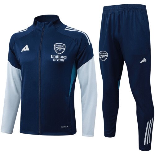 Arsenal 25/26 Full-Zip Tracksuit (Kids Sizing) - SoccerArmor