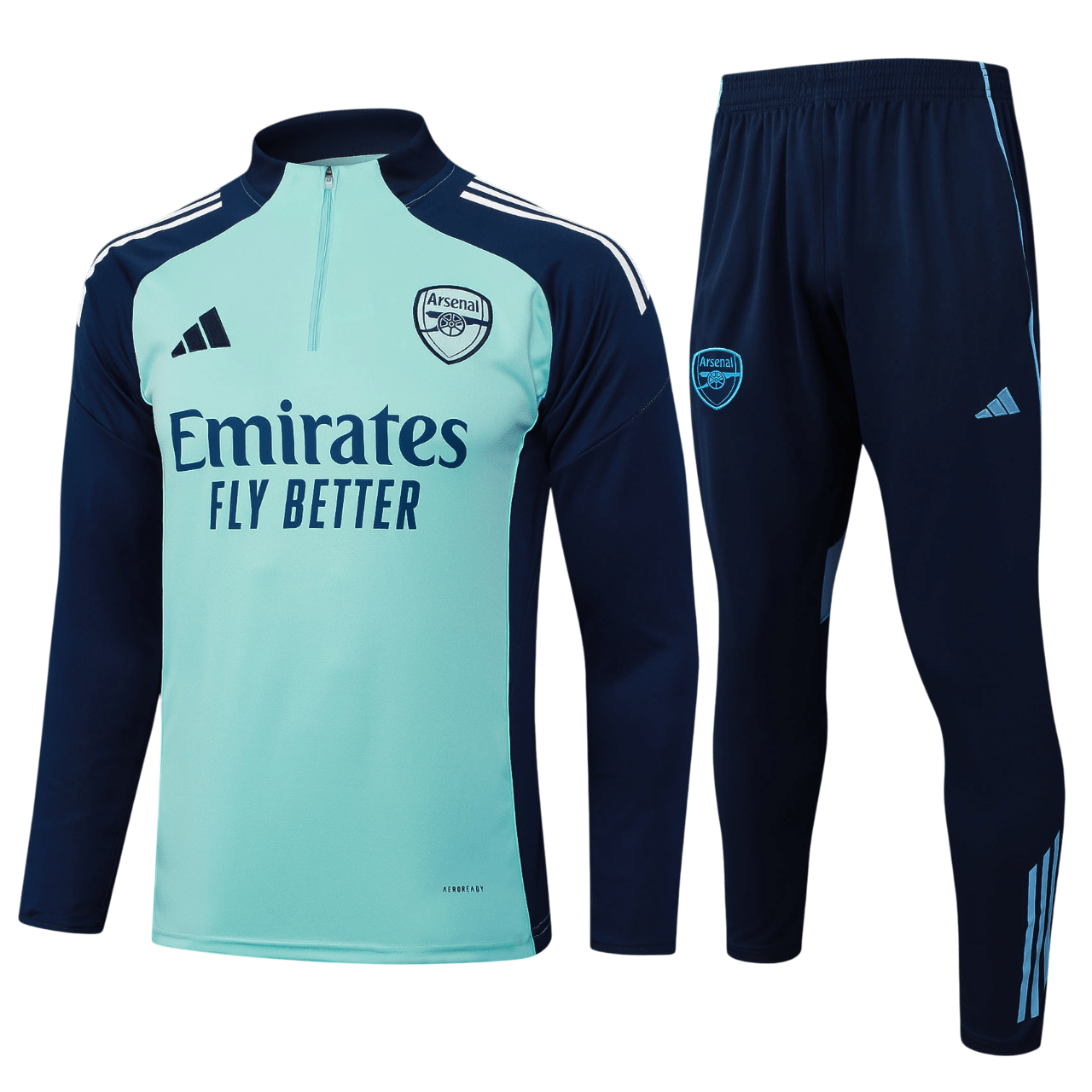 Arsenal-2526-Half-Zip-Mint-Green-Tracksuit-Kids-Sizing-