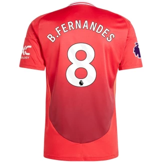 B. Fernandes Manchester United 24/25 Home Jersey