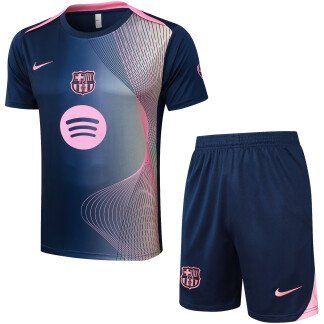 Barcelona 25/26 Training Kit (Navy/Pink)