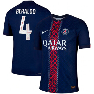 Beraldo PSG 25/26 Authentic Home Jersey (Cup printing)