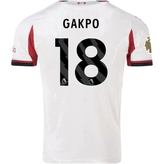 Gakpo Liverpool 25/26 Authentic Away Jersey