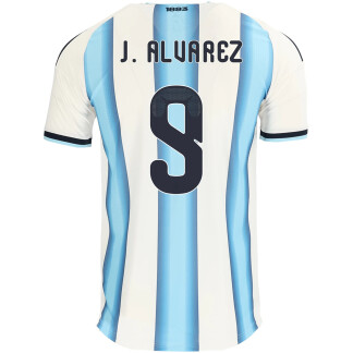 J. Alvarez Argentina 26/27 Authentic Home Jersey