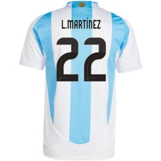 L. Martínez Argentina 24/25 Authentic Home Jersey
