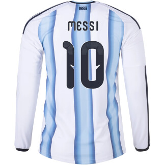 Lionel Messi Argentina 26/27 Authentic Home Long Sleeve Jersey
