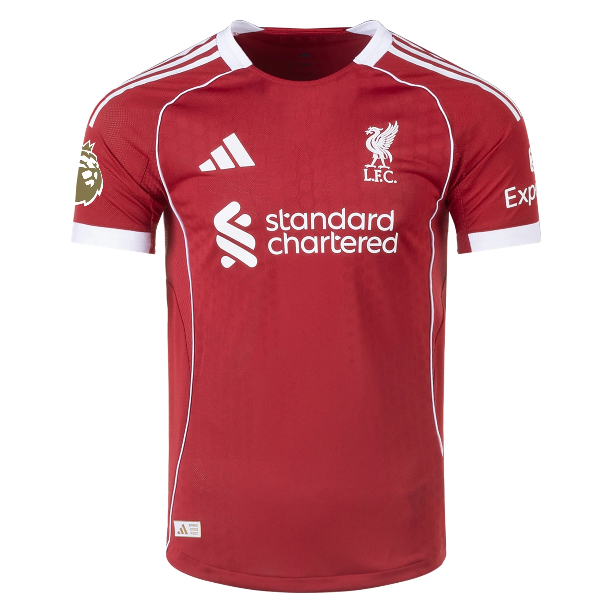 Liverpool 2526 Authentic Home Jersey2