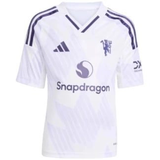 B. Fernandes Manchester United 25/26 Away Kids Kit