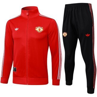 Manchester United 25/26 Full-Zip Retro Tracksuit (Kids Sizing)