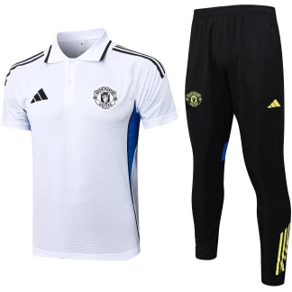 Manchester United 25/26 White Training Polo Set
