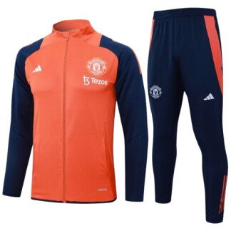 Manchester United 24/25 Orange Tracksuit (Kids Sizing)