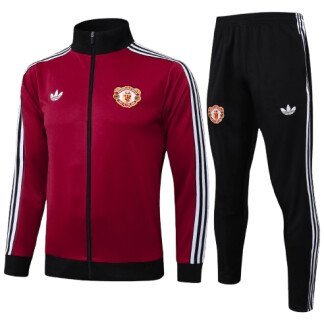Manchester United 24/25 Red Tracksuit (Kids Sizing)