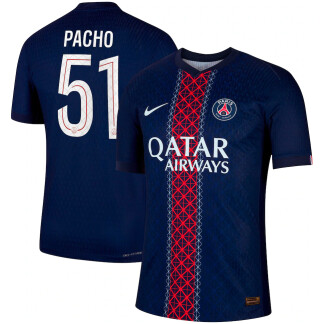 Pacho PSG 25/26 Authentic Home Jersey (Cup printing)