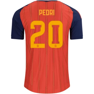 Pedri Spain 26/27 Authentic Home Jersey