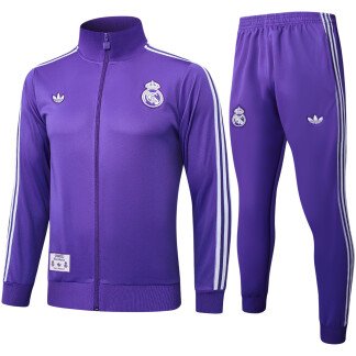 Real Madrid 25/26 Icon Full-Zip Tracksuit (Kids Sizing)