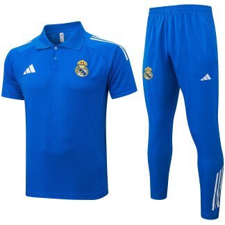 Real Madrid 25/26 Royal Blue Training Polo Set